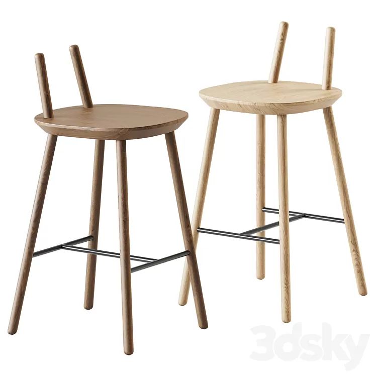 Bar Stool Naive by Emko / Bar stool 3D Model