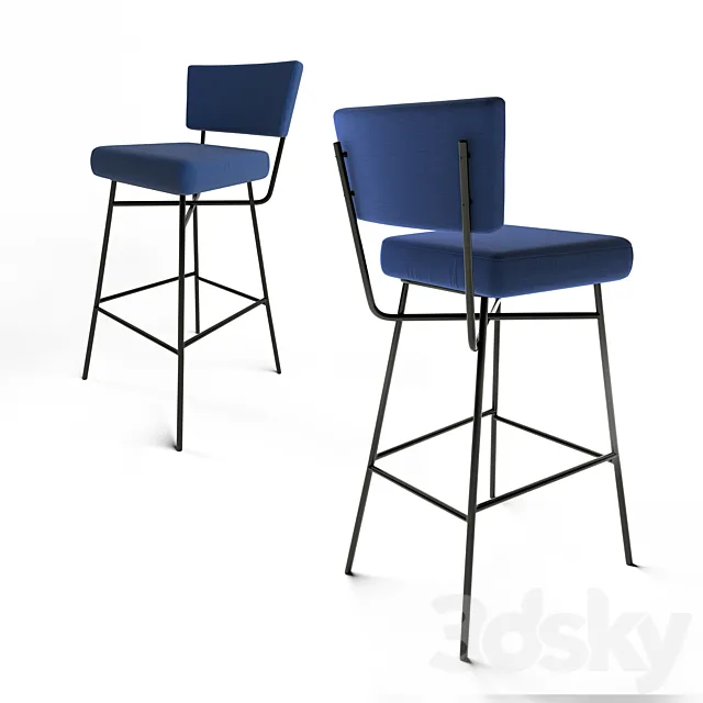 Bar stool orfeo artflex 3DModel