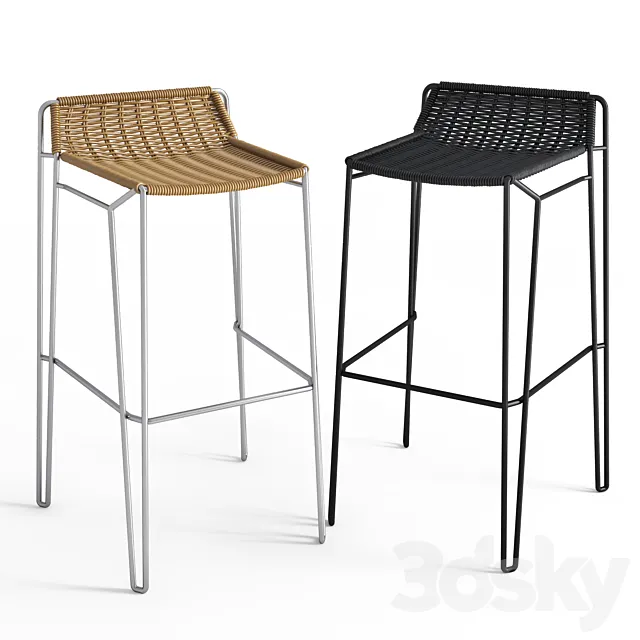Bar stool penelope 3D Model