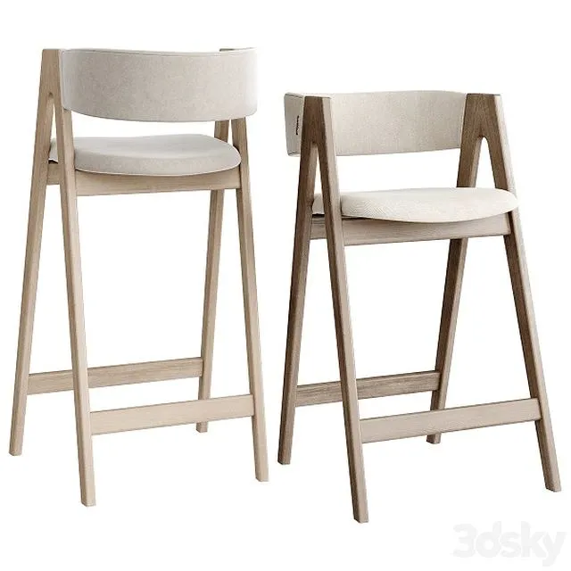 Bar stool PYCH by Montly 3D Model