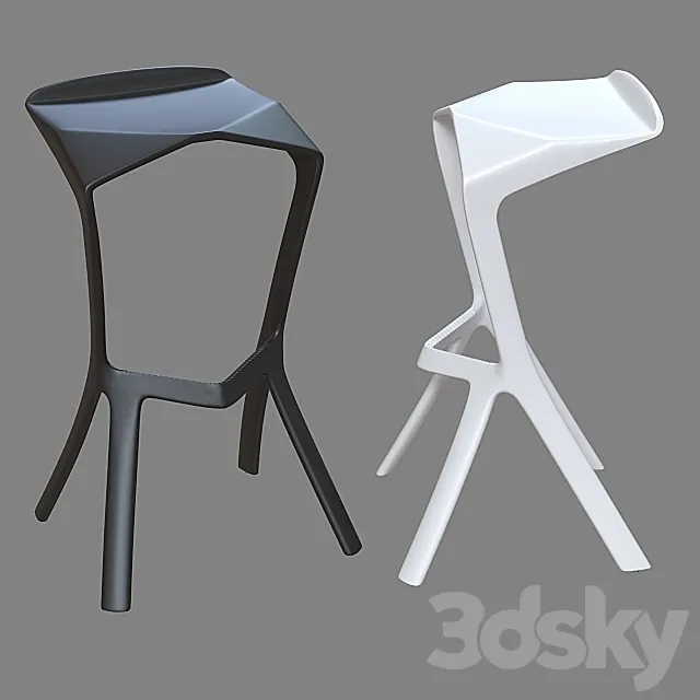Bar stool Signal Hoker Volt. 3D Model