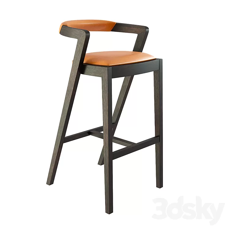 Bar stool - String/I SG stool by Area44 studio 3D Model