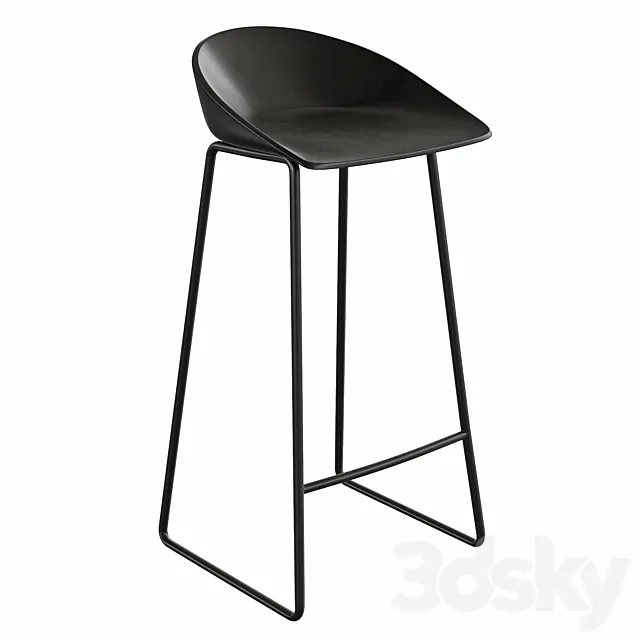 Bar stool Vases 3D Model