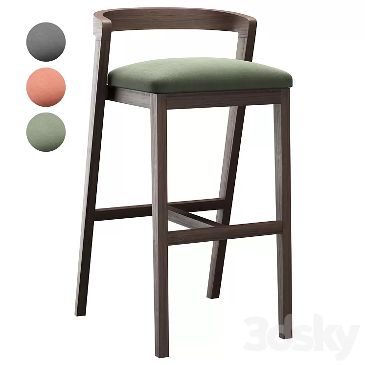 Bar stool VENUS 3D Model Free