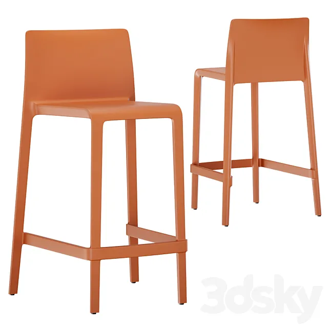 Bar stool VOLT 677 from PEDRALI 3D Model