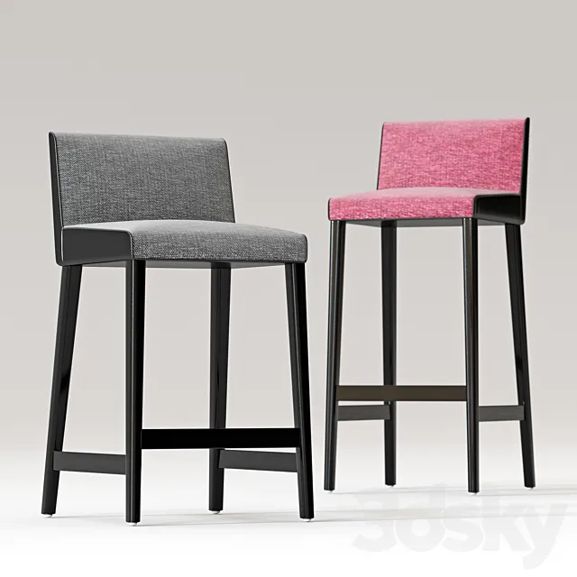 Bar Stool Wittmann William 3DModel