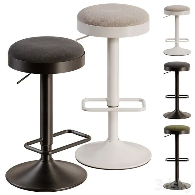 Bar stool Zaib by Kave Home 3D Model