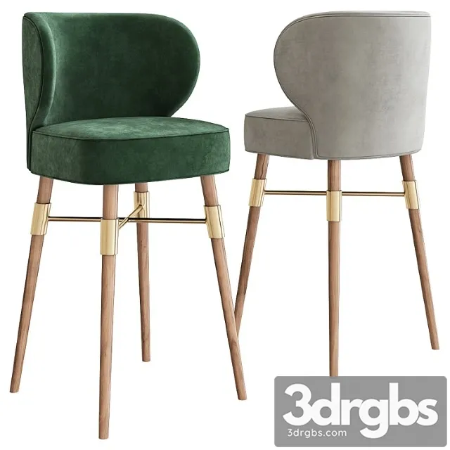 Bar stool_2 2 3D Model Free