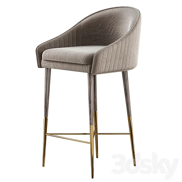 Bar stools Duquesa & Malvada KATE 3D Model