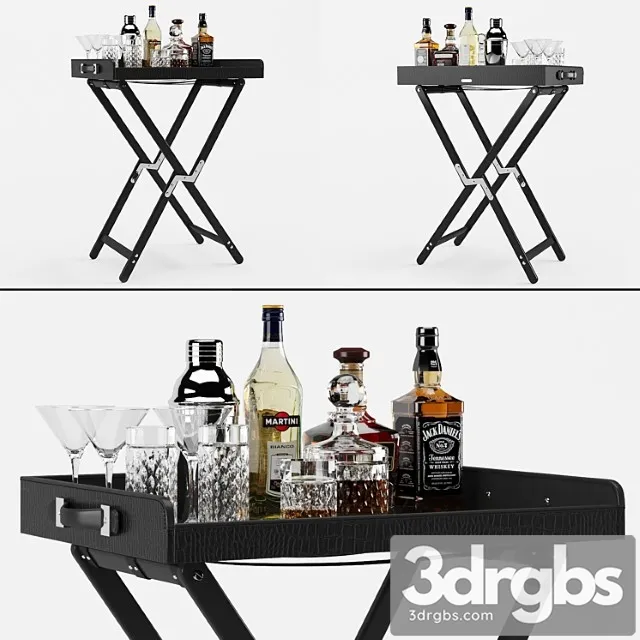 Bar Table With Alcohol Ralph Lauren Gavin Tray and Stand Free Download
