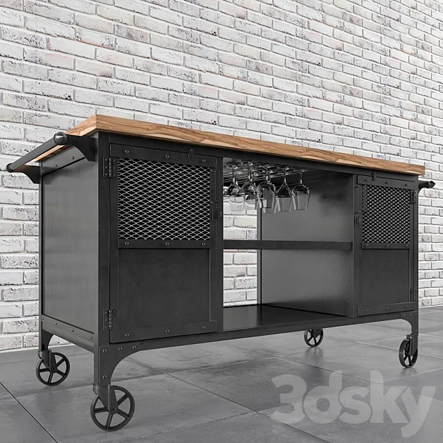 bar trolley 3DModel