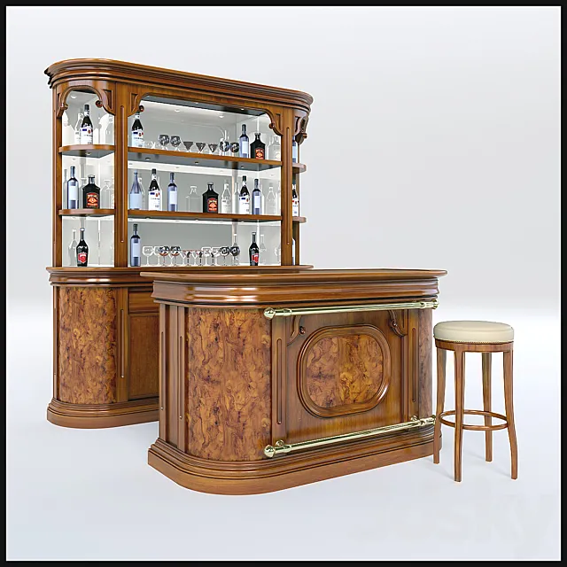 Bar VITTORIA factory Modenese Gastone 3DModel