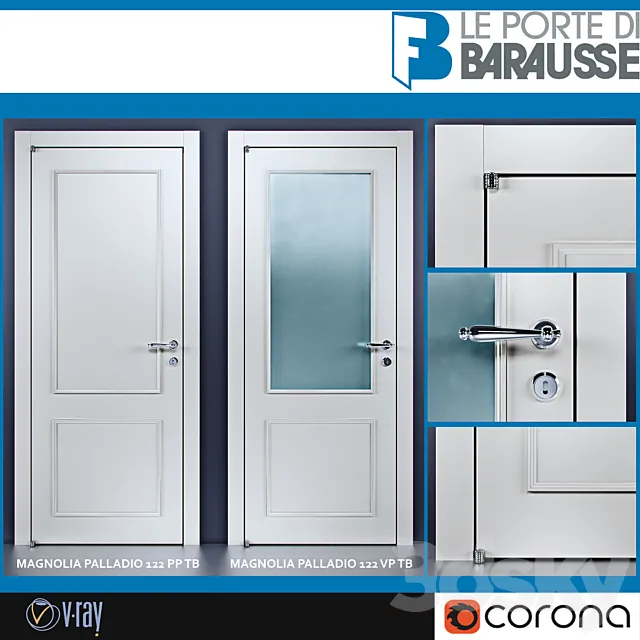 Barausse doors 3D Model