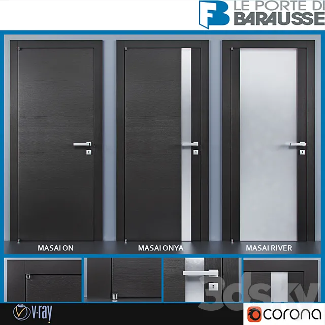 Barausse doors 3D Model