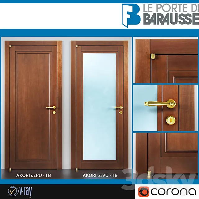 Barausse doors 3DModel