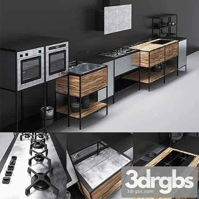 Barazza Kitchen 01 1 3D Model Free
