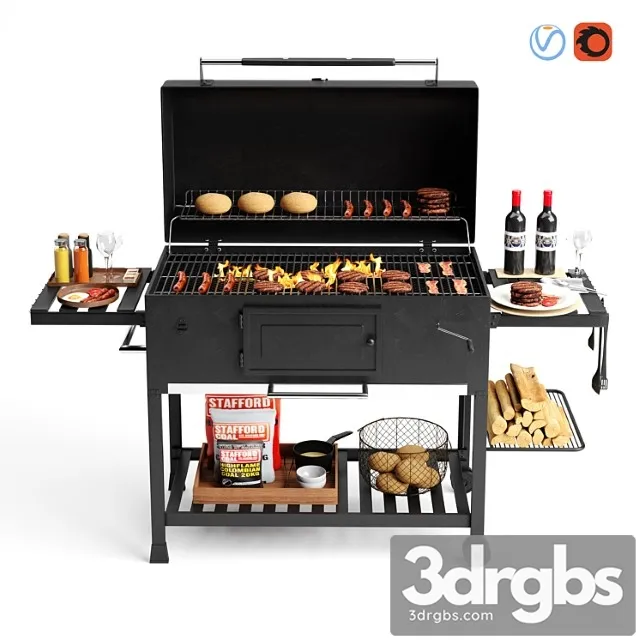 Barbecue 11 3D Model Download