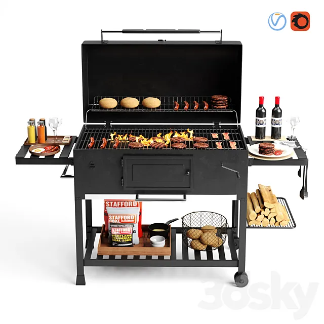 Barbecue 11 3DModel