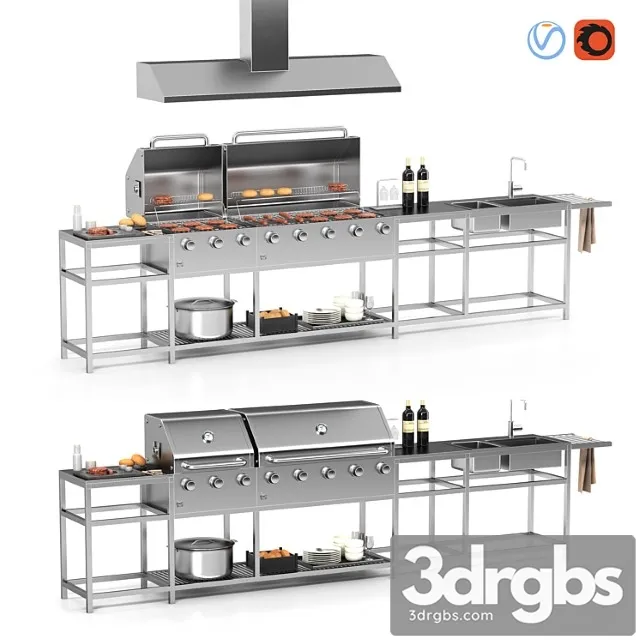 Barbecue 20 3D Model Download