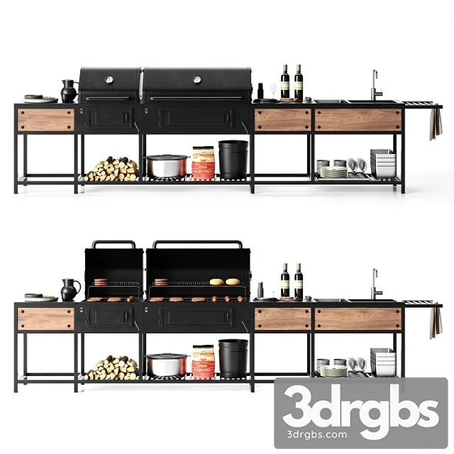 Barbecue 22 3D Model Free