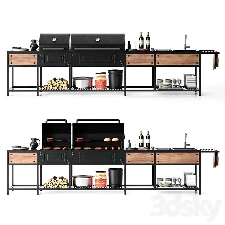 Barbecue 22 3D Model