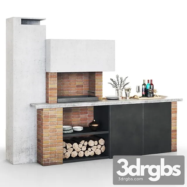 Barbecue 23 3D Model Free