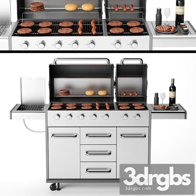 Barbecue 231 3D Model Free