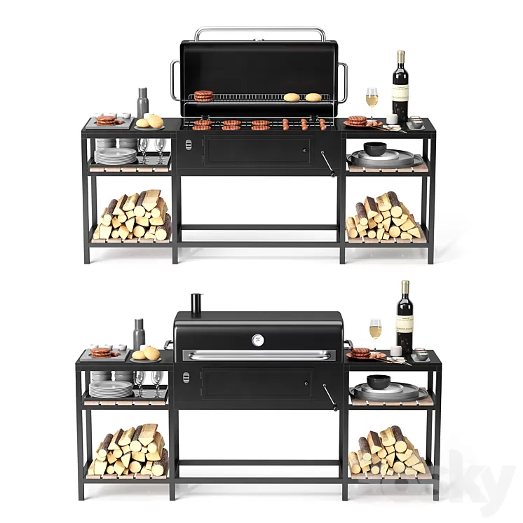 Barbecue 24 3D Model