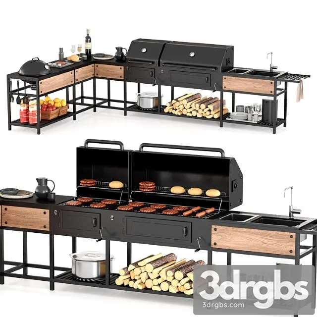 Barbecue 28 3D Model Free