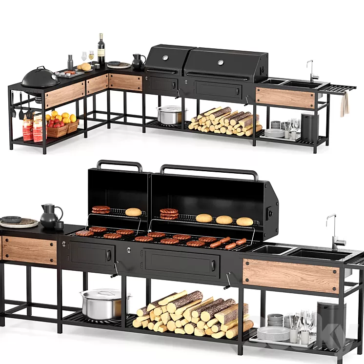 Barbecue 28 3D Model