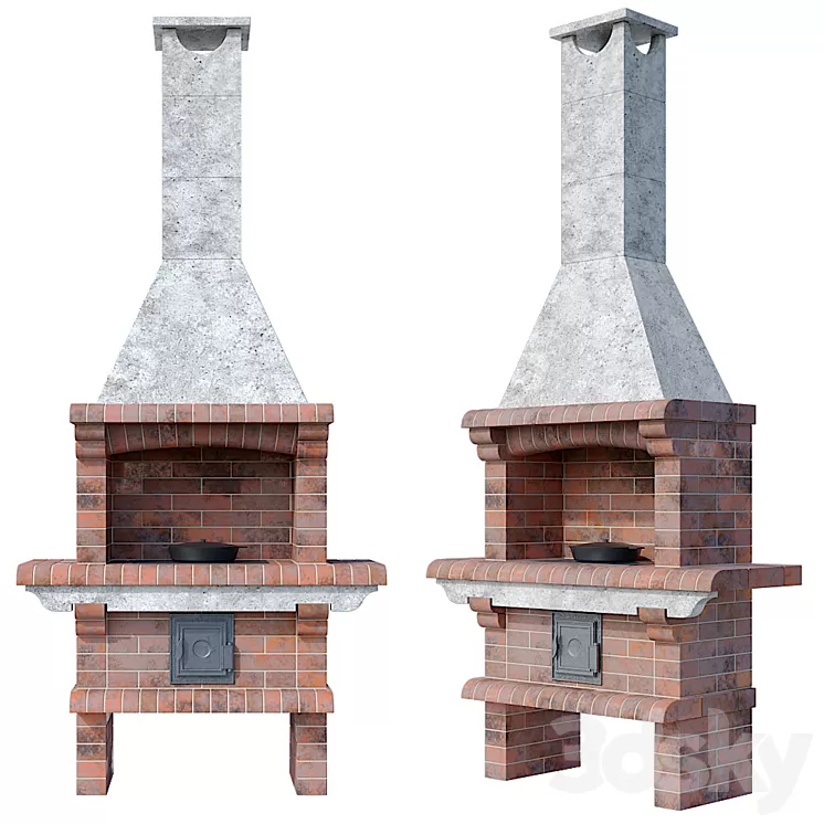 Barbecue 3 3D Model