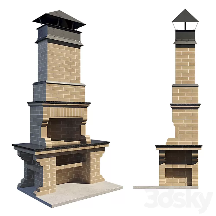 Barbecue 4 3D Model