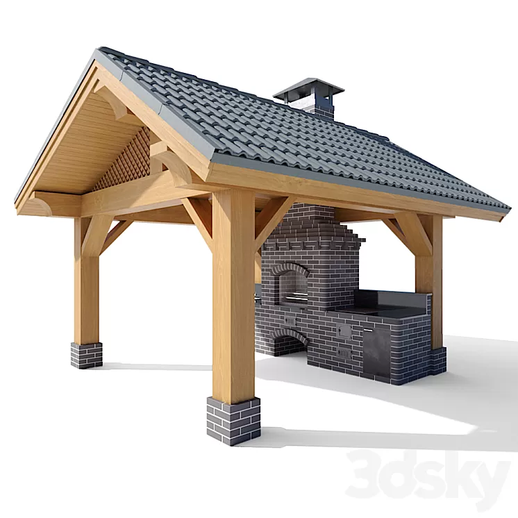 Barbecue 4 3D Model
