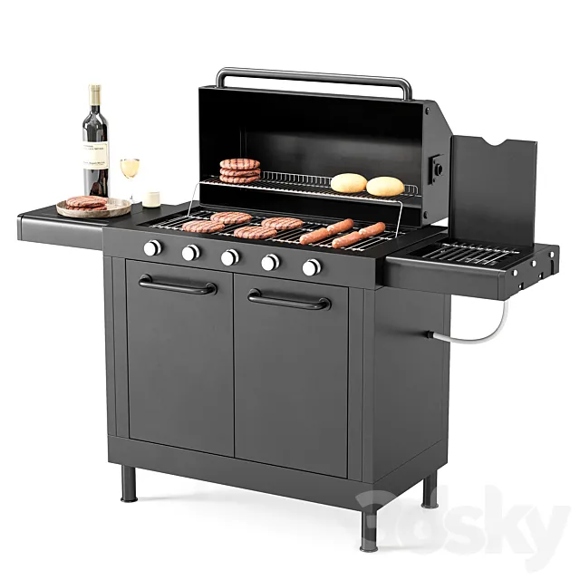 Barbecue 43 3D Model