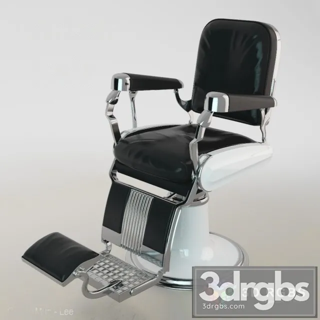 Barber Chair 3D Model Free