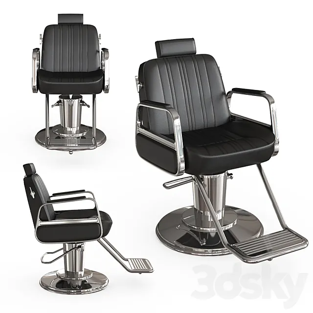 Barber chair cadilla 3DModel
