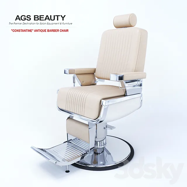 Barber chair CONSTANTINE 3DModel