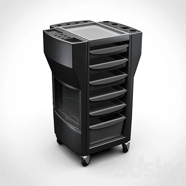 Barber trolley 3D Model
