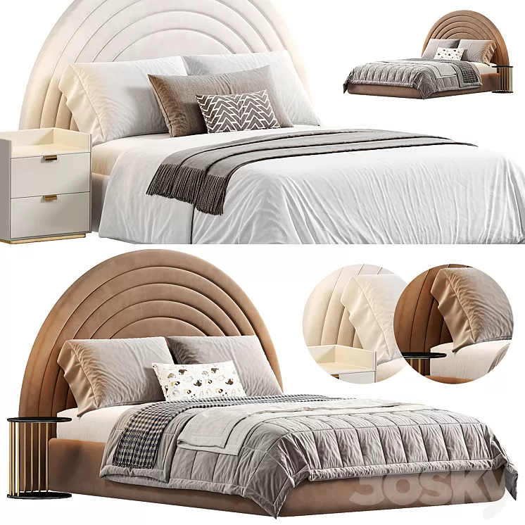 Barbera Bed by the highwall 3D Model