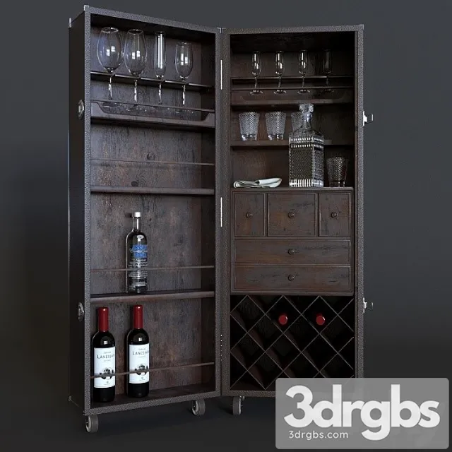 Barcabinet 3D Model Free