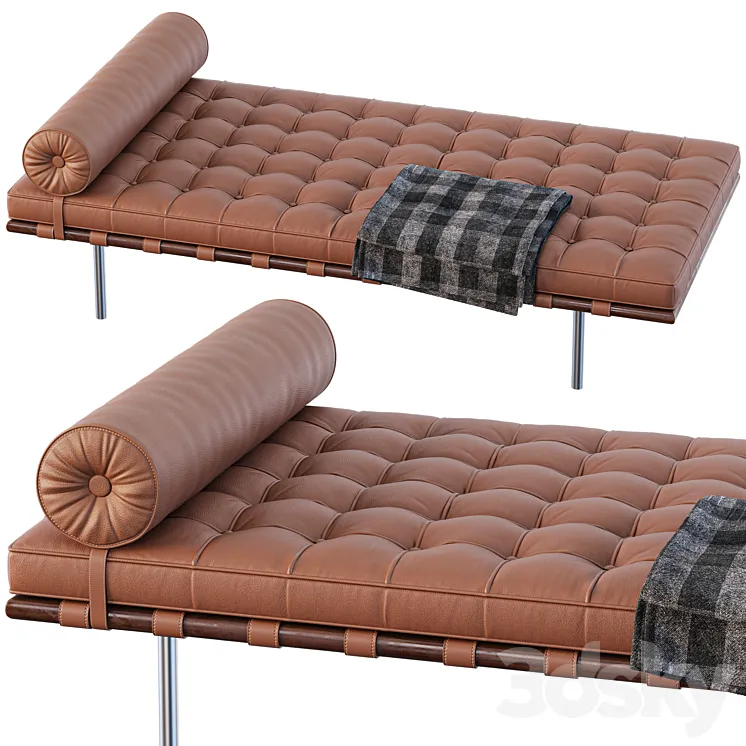 Barcelona DayBed 3D Model Free