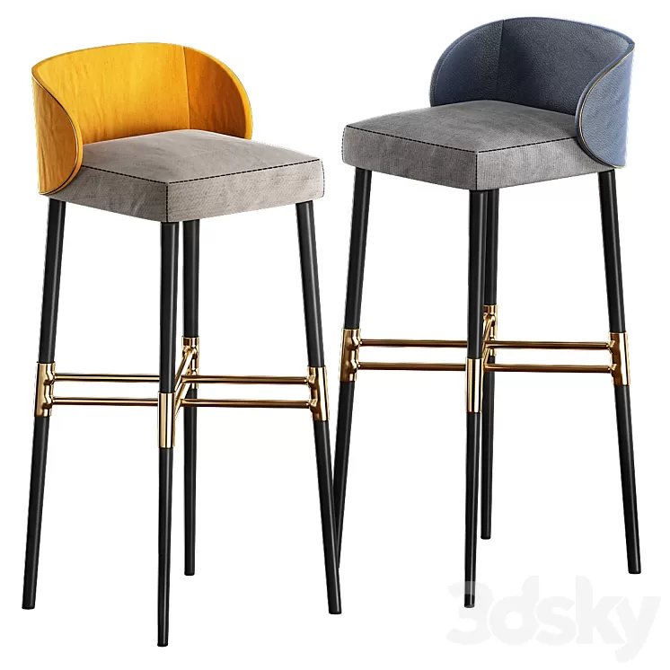 Barchair by Montlada Mona 3D Model