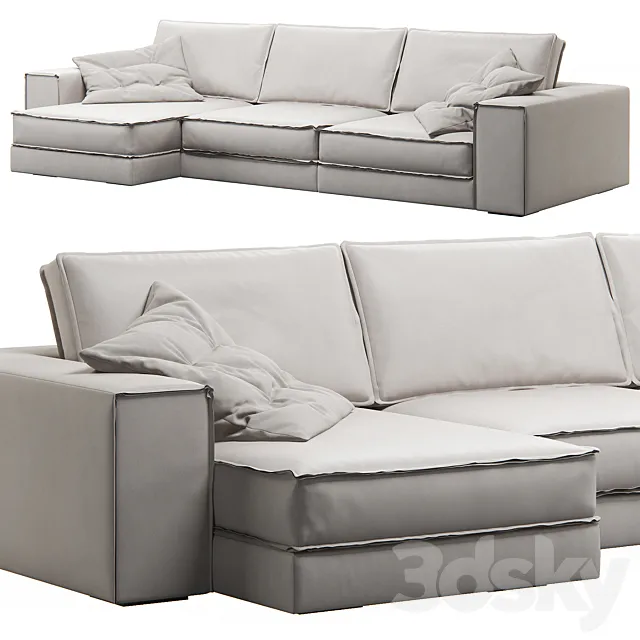 Bardi Sofa by Massimo LTD 3DModel