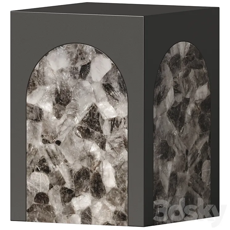 BARI side table by STEPHANE PARMENTIER 3D Model Free