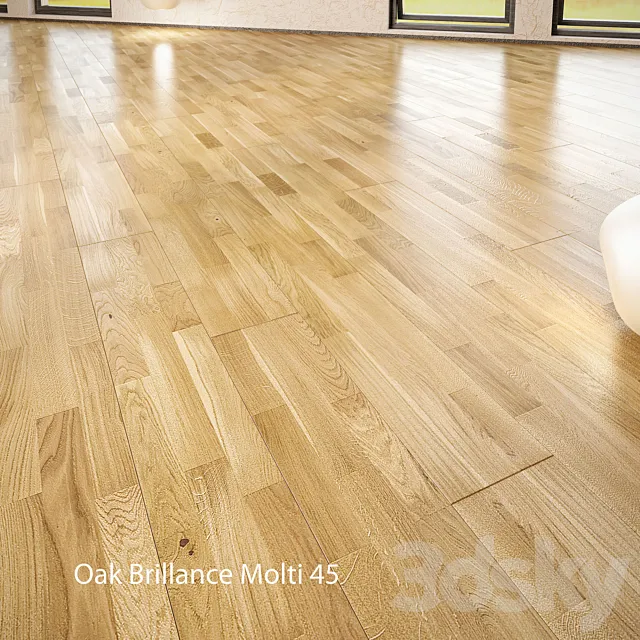 Barlinek Floorboard - Decor Line - Oak Brillance Molti 3D Model