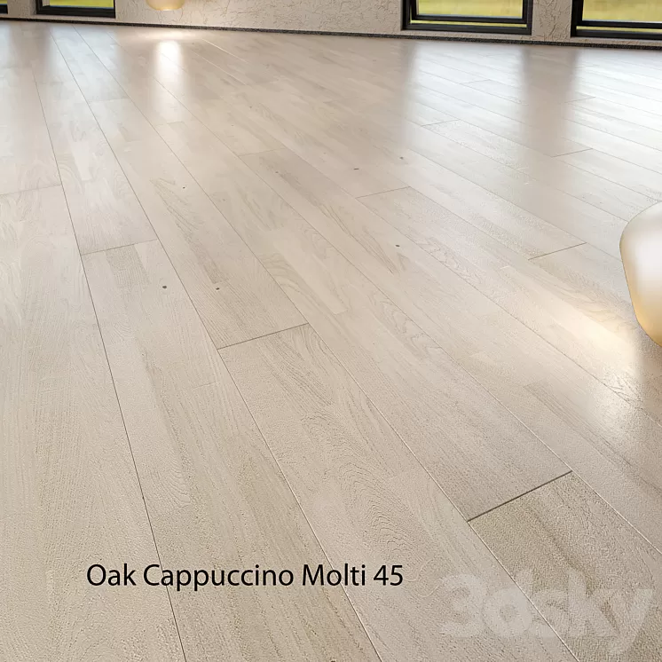 Barlinek Floorboard - Decor Line - Oak Cappuccino Molti 3D Model