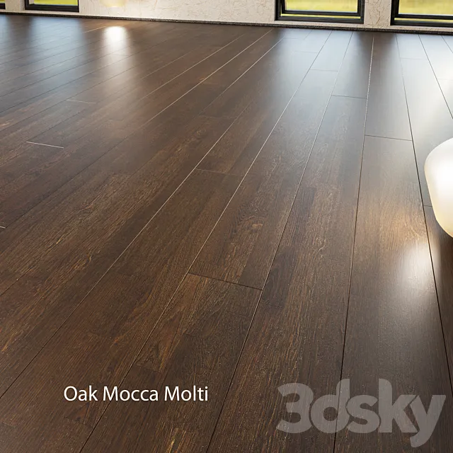 Barlinek Floorboard - Decor Line - Oak Mocca Molti 3DModel