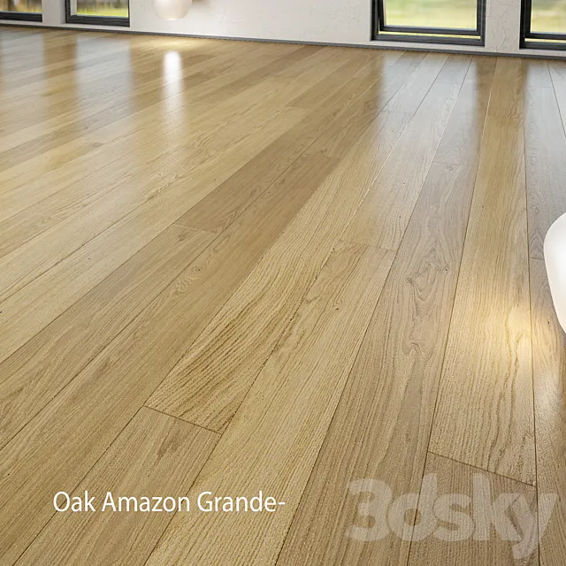 Barlinek Floorboard - Pure Line - Oak Amazon Grande 3D Model
