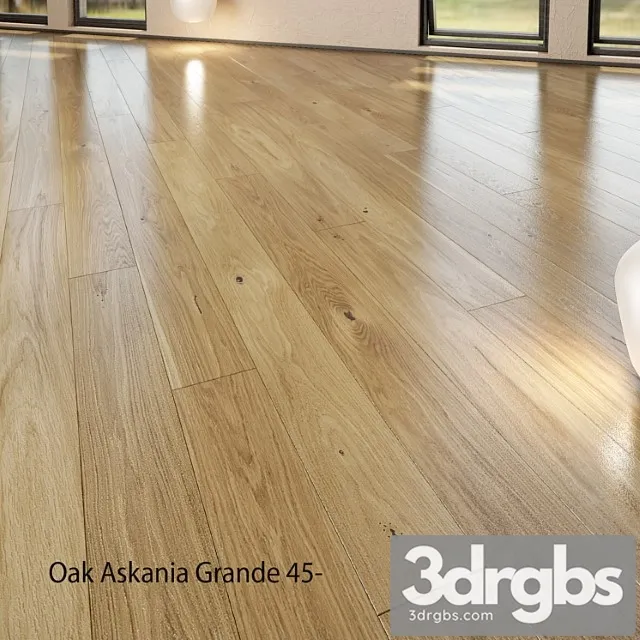 Barlinek floorboard - pure line - oak askania grande 3D Model Free
