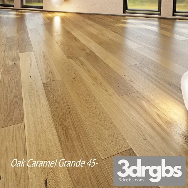 Barlinek Floorboard Pure Line Oak Caramel Grande 3D Model Free